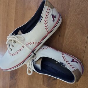 Keds Women's Cream Angels Baseball Stitch Sneakers W10